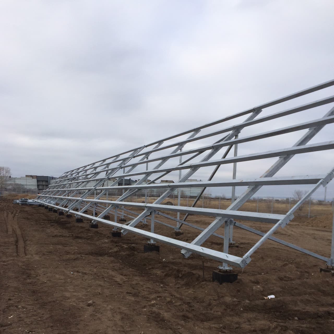 Металлоконструкции для установки и крепления фотоэлектрических модулей