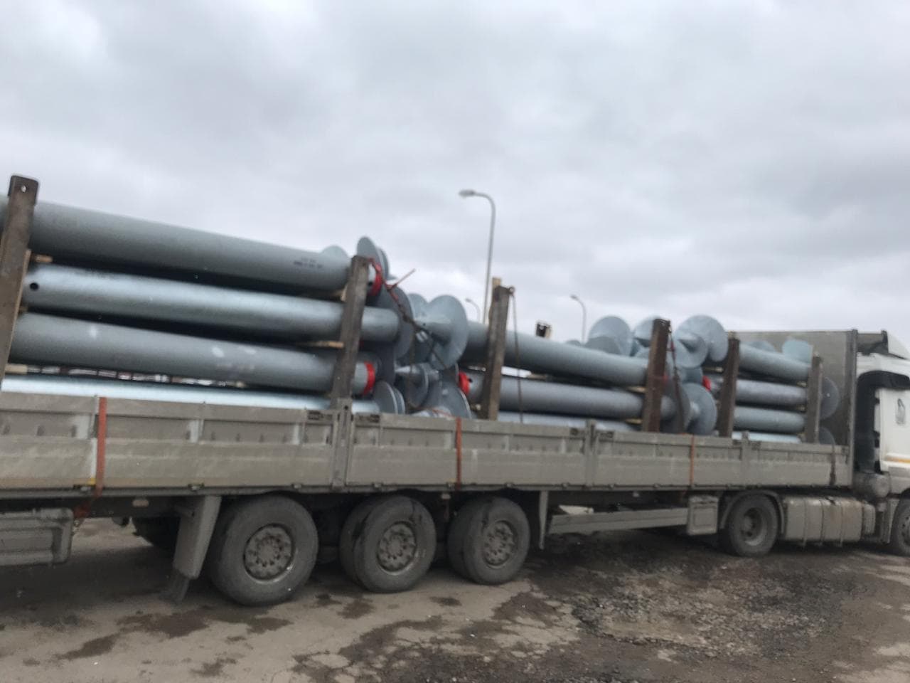 Оцинкованные винтовые сваи