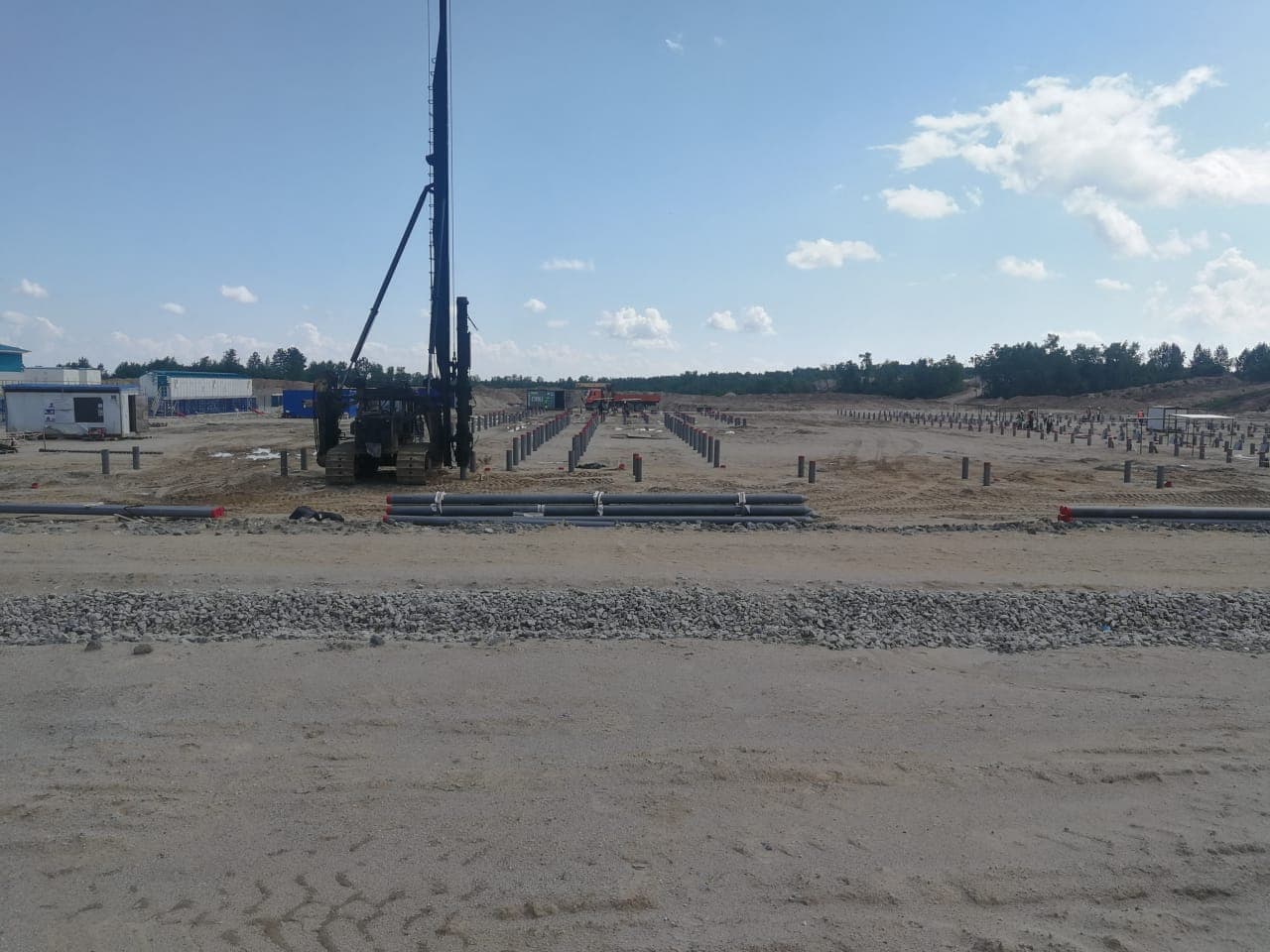 Сваи буроопускные для Амурского газохимического комплекса