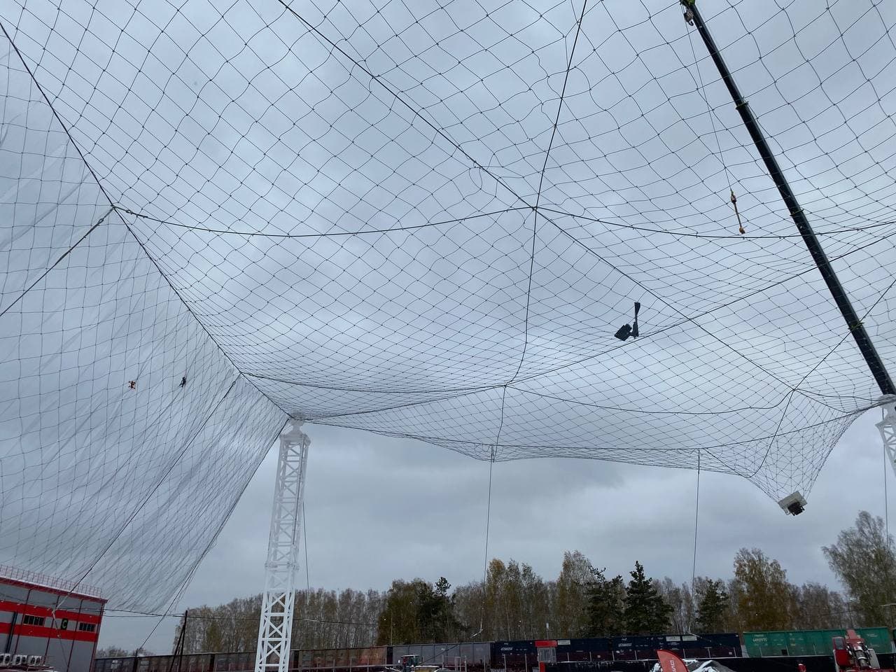 Демонстрация с испытаниями системы "Укрытие АНТиДРОН" заказчикам