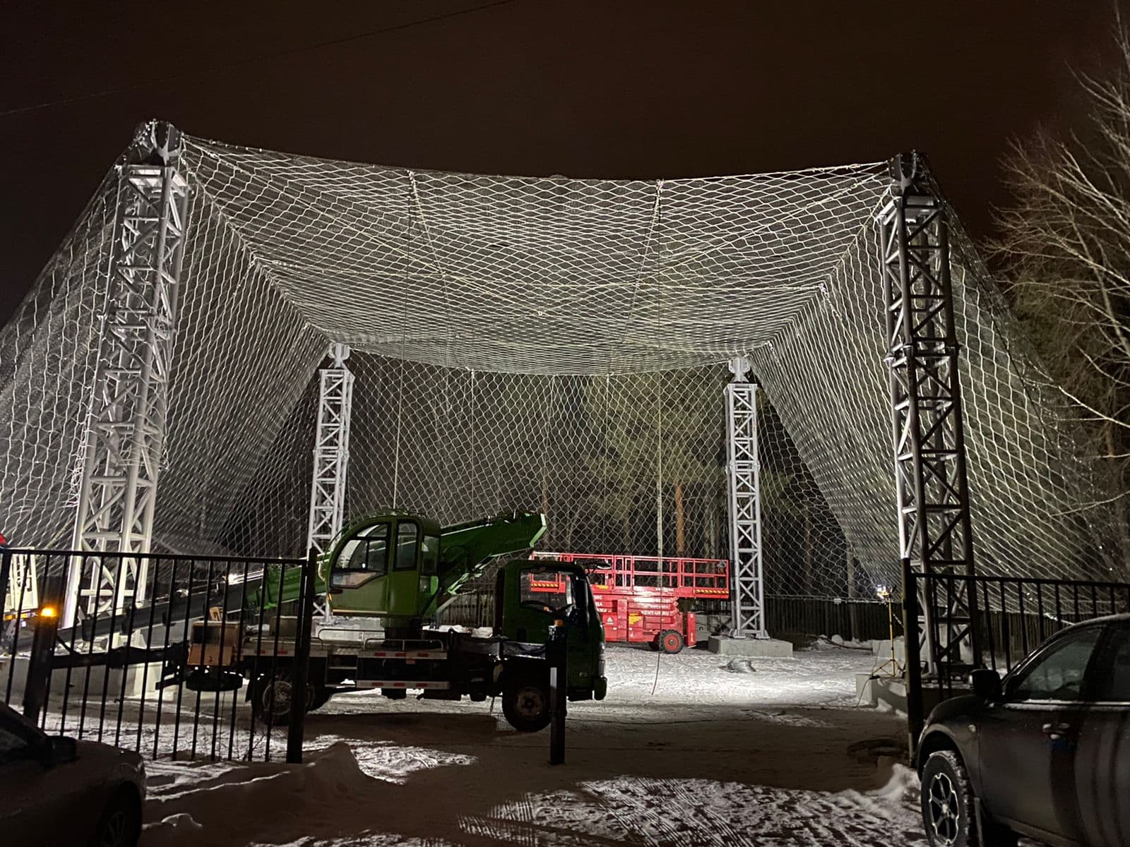 Подготовка к очередным испытаниям физической защиты "Укрытие АНТиДРОН"