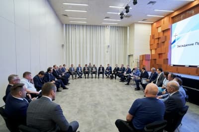 Губернатор Свердловской области Евгений Куйвашев на заседании членов Президиума СОСПП