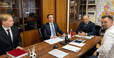 Встреча с Министром промышленности и науки свердловской области сергеем С.В. Пересторониным