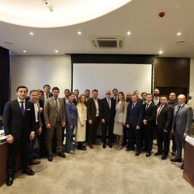 Бизнес-завтрак КМП с участием Заместителя Министра промышленности и торговли РФ Ивана Куликова и Президента РСПП Александра Шохина.