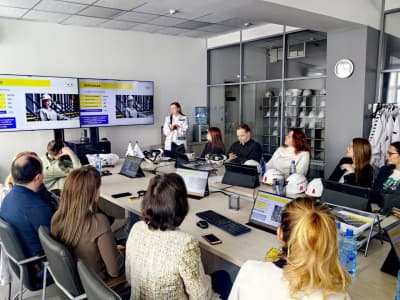 На встрече в Образовательном центре программы «Будущее Белой металлургии»